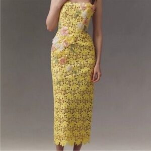 New Helsi Georgia Floral Appliqué Midi Dress